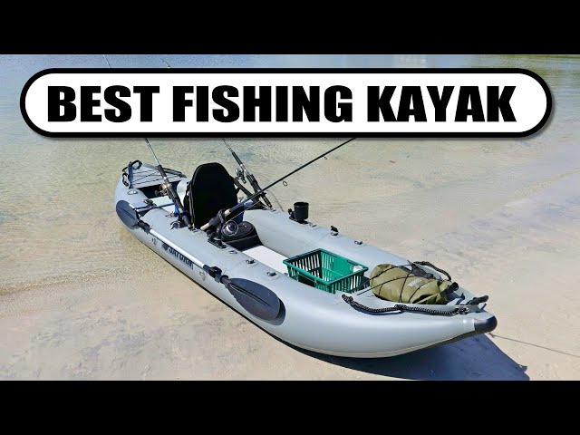 13' Saturn Pro Angler Inflatable Fishing Kayak FK396. Heavy-Duty Commercial  Grade Kayak for Fishing 