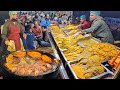 Karachi fried fish  grilled fish at biggest seafood street lahori spicy masala fish fry street food