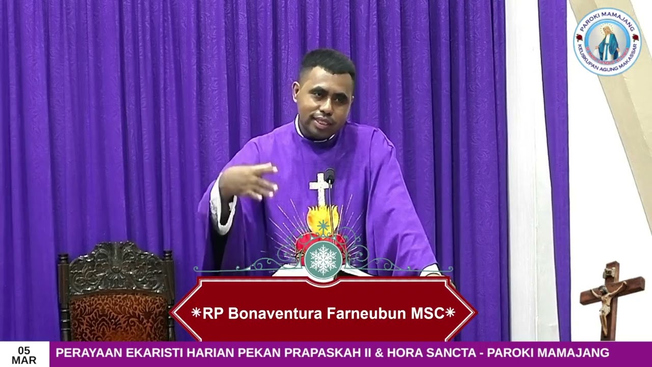 Homili Kamis 5 Maret 2026 oleh RP Bonaventura Farneubun MSC