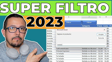 Botones para filtrar en AUTOMATICO actualizado 2023. Excel con VBA