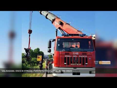 VALSUGANA: ESCE DI STRADA, FERITO MOTOCICLISTA | 16/06/2023