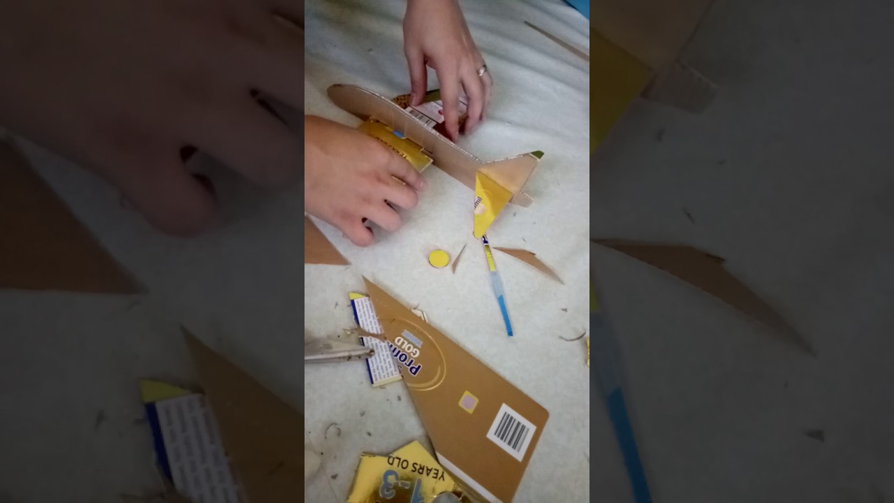 Zed & TJ's How to make cardboard airplanes