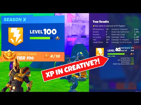 Huge Afk Xp Glitch How To Get Xp In Creative Youtube