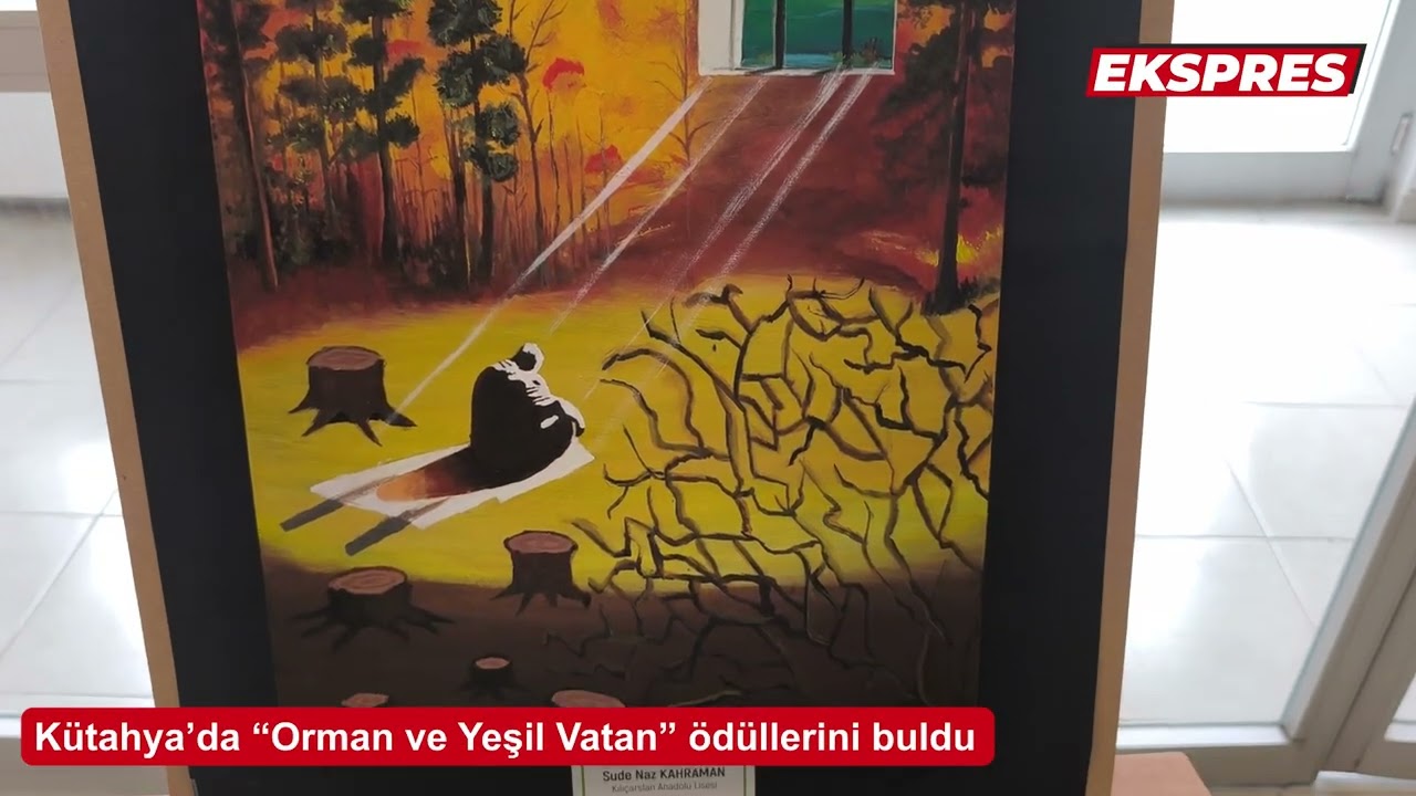 Kütahya’da “Orman ve Yeşil Vatan” ödüllerini buldu