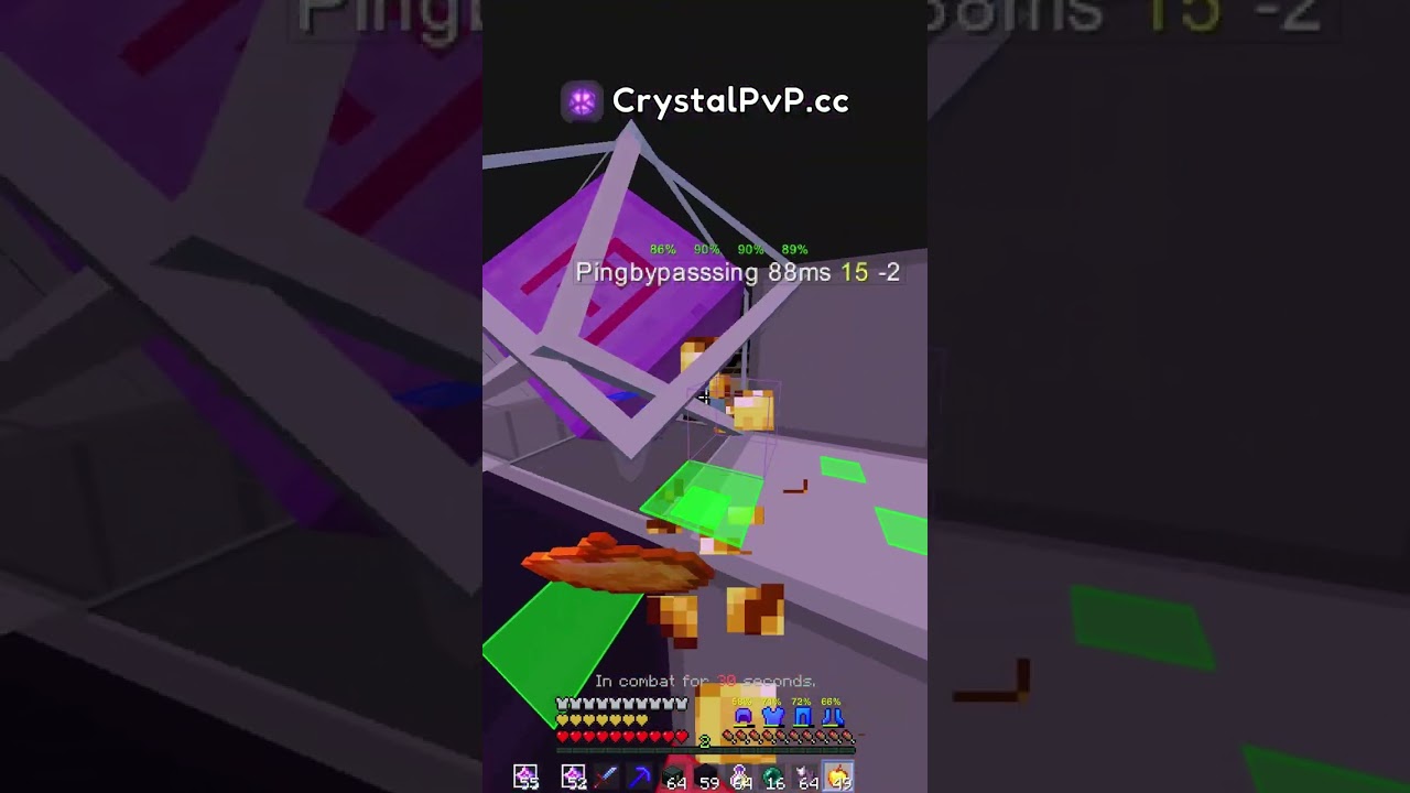 Crystalpvp: Ai_24 vs pingbypassing acc (3arthh4ck 1.8.7)