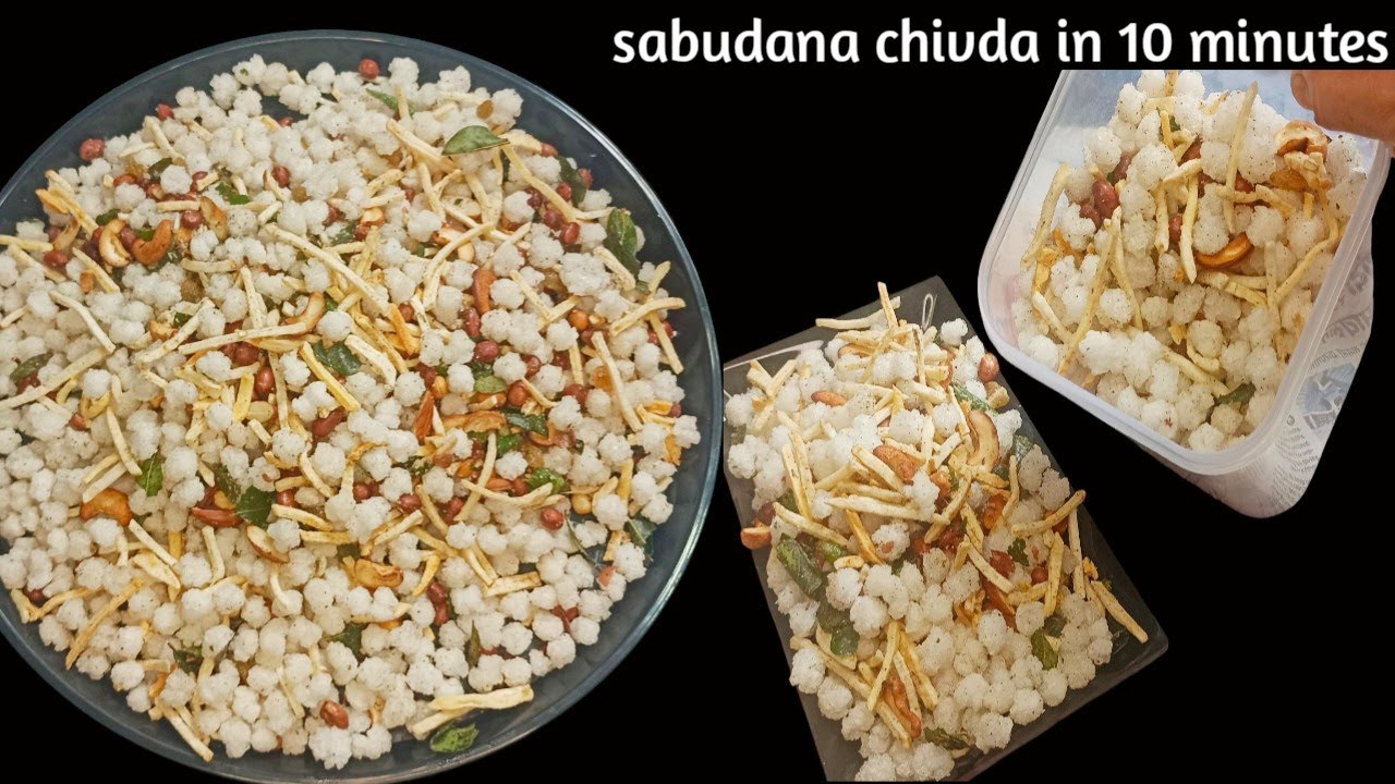  Homemade Chivda Recipe l Sabudana Chivda Namkeen 