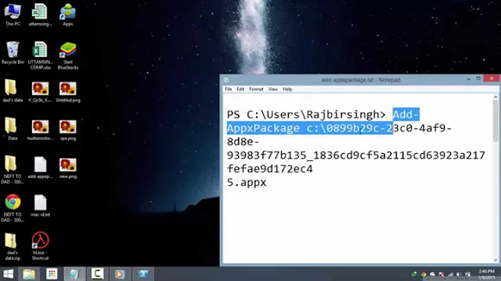 how to install appx file in windows 8.1