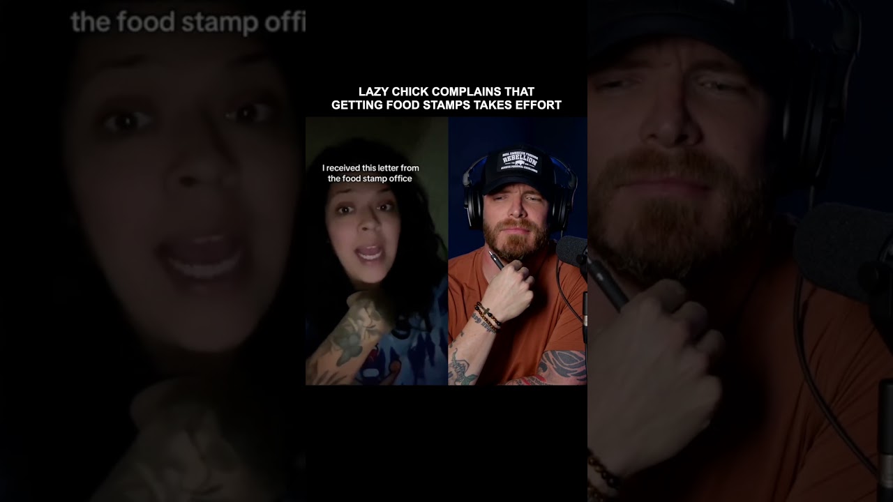 Food STAMP lady rages that she actually needs to do Something for it NOW 🤣