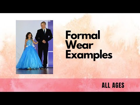 Formal Wear Examples