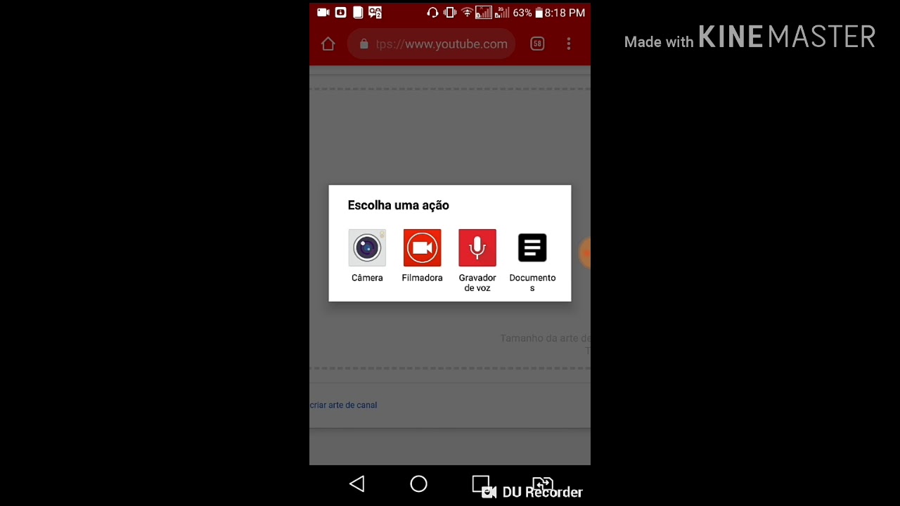 Como Colocar Banner No Seu Canal Pelo Celular Sem Erro Youtube
