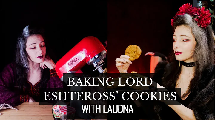 Baking Maple Ginger Cookies  dressed as Laudna  | Lord Eshteross Cookies from Exquisite Exandria!