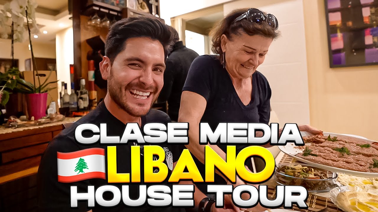 ASÍ es UNA CASA de CLASE MEDIA en LÍBANO | No PODÍA PARARME de la MESA SIN ANTES.. - Gabriel Herrera