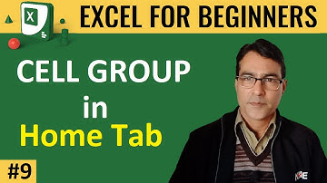 Cell Group in ms excel | MS Excel for beginners lesson-9 | Insert, del, hide, unhide cell and sheet