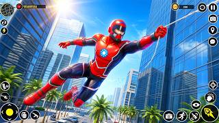 Spider Rope Hero Crime Town - Android Gameplay screenshot 2