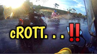 Kena Crot Di Muka Enak Tanpa Bersalah Papa Maxi Motovlog