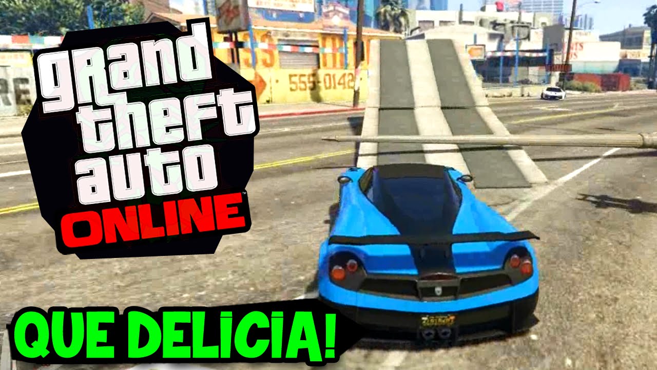 GTA V Online: A CORRIDA do CARRO RAMPA!!! (NOVA RACE) 