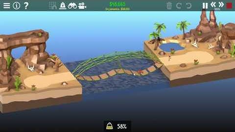 Poly Bridge 2: SOLUTION - Safety Gap 4-06