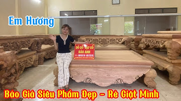 Sập Gỗ | Sập Gụ Đẹp | Em Hương Báo Giá Sập Trơn Gỗ Gụ Lào Vân Vip |#sapgo #saptron #sapgu #sapgudep 