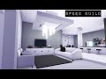 Roblox l Como decorar la casa futurista 🌑(PART 1)🌑 Speed Build🌑 Adopt me
