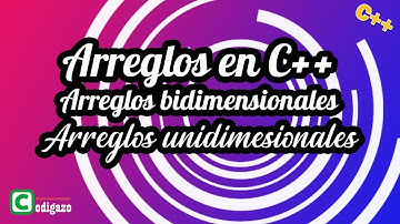 Que son los arreglos en C++ (arreglos unidimensionales y bidimensionales)