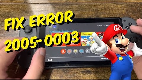 How To Fix Nintendo Switch Error 2005-0003 (Easy Fix!)