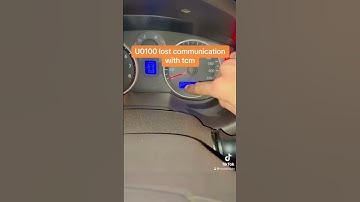 U0101 lost communication with tcm