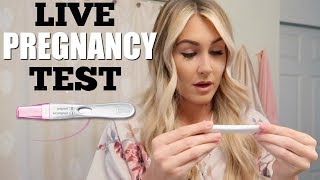 LIVE PREGNANCY TEST | Tara Henderson