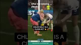 Chloe kelly class act after the winning penalty #chloe #kelly #winning #penalty