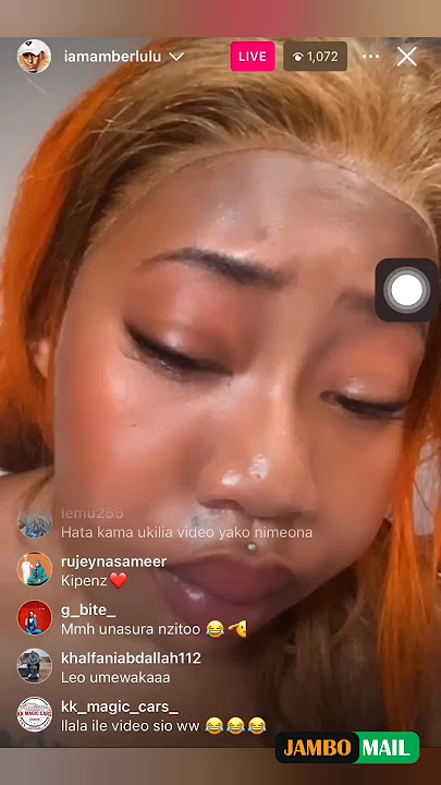 VIDEO CHAFU YA AMBER LULU? #amberlulu #gigymoney