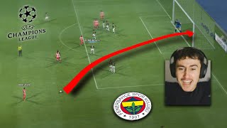 İMKANSIZ KÖŞEDEN FRİKİK GOL! Fenerbahçe Şampiyonlar Liginde | PES 13 #2