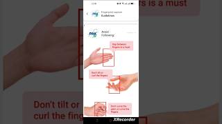 Fingerprint Capture Guidelines PAK IDENTITY APP NADRA | How to Scan Fingerprint On NADRA App Online screenshot 2