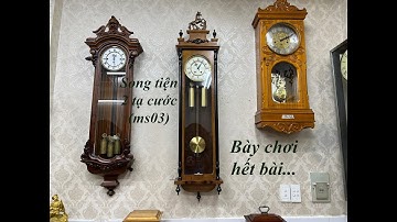 "Đã chốt". Đánh giá chi tiết đồng hồ treo tường song tiện 2 tạ cước mão ngựa cổ điển...ms03