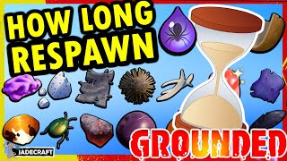 GROUNDED Pro Guide! How Long Do The Most Important Resources Take To Respawn! What You Need To Know