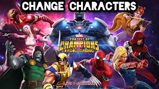 How to change Characters in Marvel Contest of Champions screenshot 3