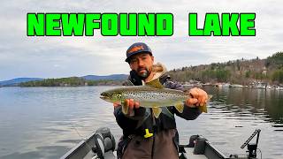 Ice-Out Lake Trout Fishing on Newfound Lake Fishing Guide