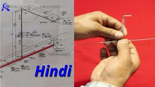 isometric pipe drawing/pipe fittings symbols/wire bending template/Hindi