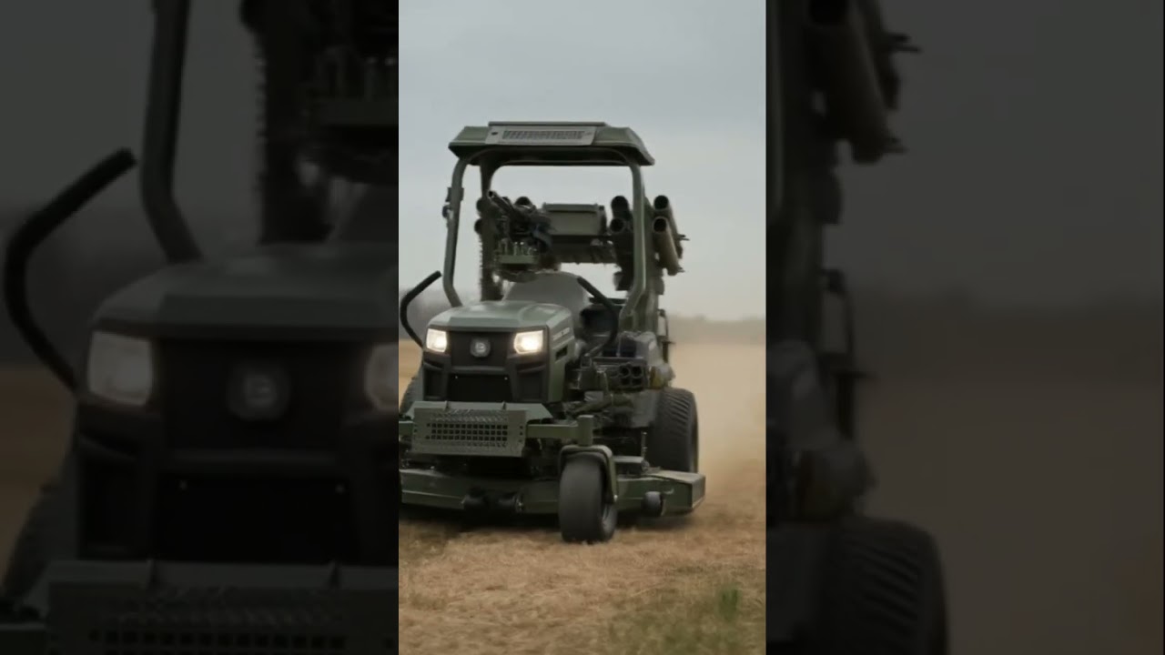 How the military cuts grass 