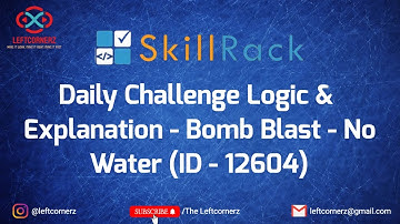 skillrack daily challenge logic and explanation-bomb blast-no water(01-04-21)[id-12604]