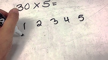 Multiply multiples of 10 by 1 digit numbers