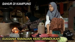 Suasana Sahur di Kampung Cibarengkok dan Tarhim Subuh yang Bikin Rindu Masa Kecil di Desa