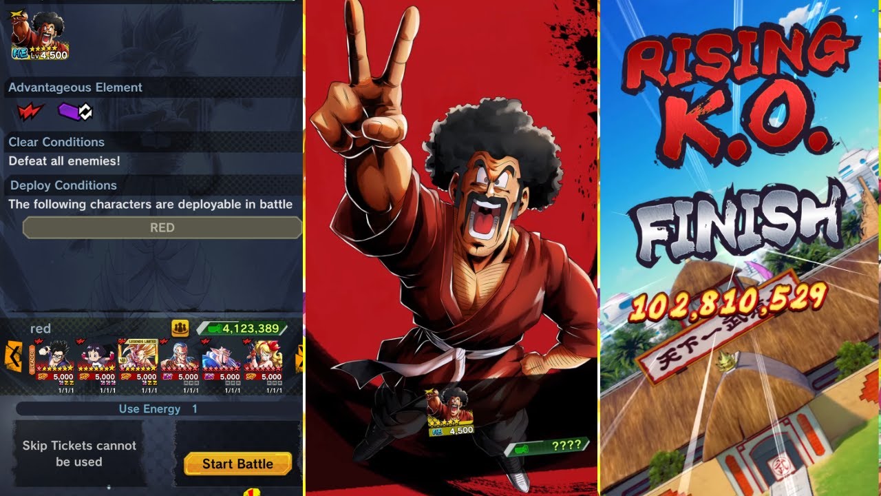 100M Rising Rush Damage 