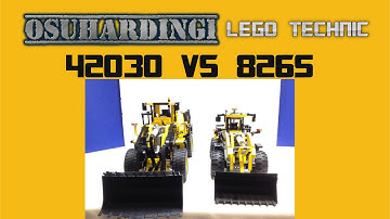 LEGO Technic Front Loader Comparison | 42030 v 8265