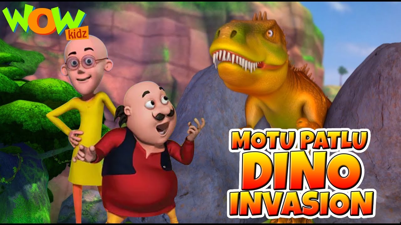 Motu Patlu Dino Invasion | Christmas Special | Full Movie | Wow Kidz -  YouTube