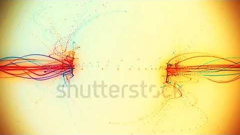 DAVE FX - Colorful Flowing Lines in a Magnetic Field Loopable Background V2