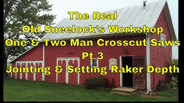 One Man Crosscut - The Real Old Sneelock