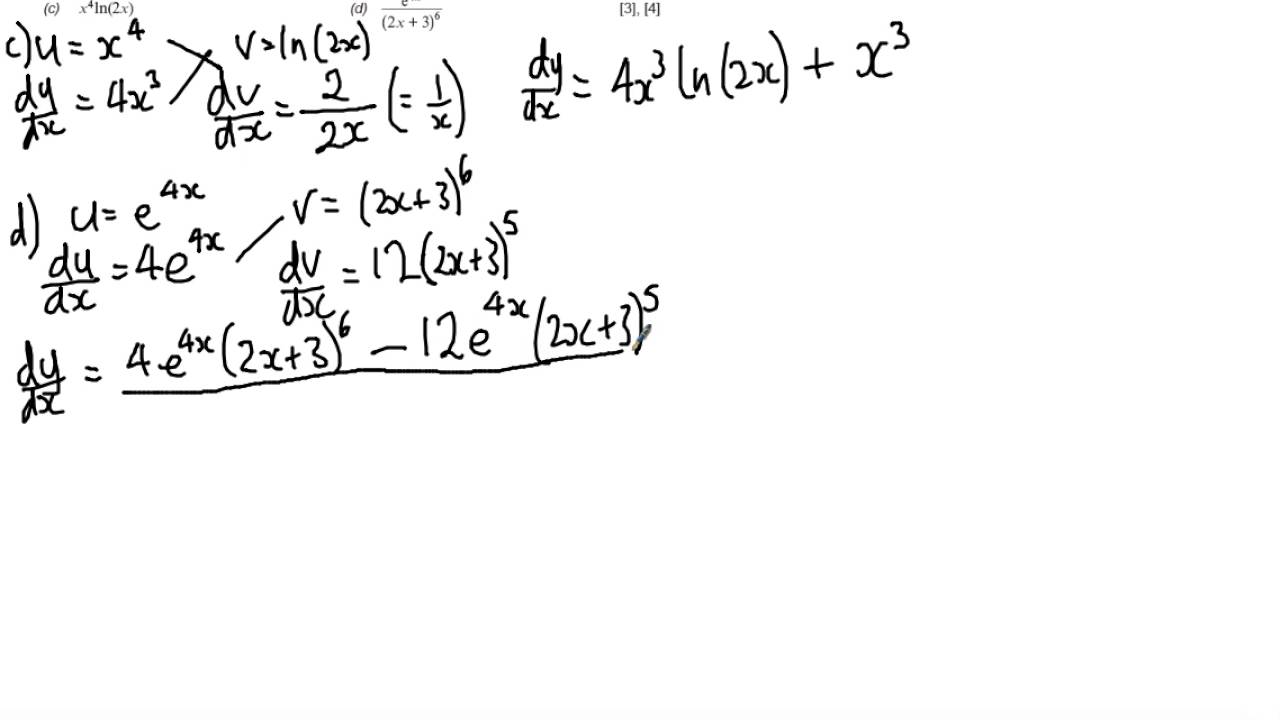 WJEC C3 Jan 2014 Q6 Chain Product Quotient Rule Solution YouTube wjec-c3-jan-2014-q6-chain-product-quotient-rule-solution-youtube