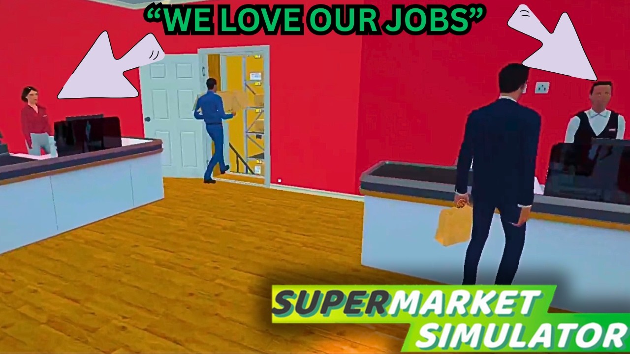 WE HIRED A NEW EMPLOYEE!! | Supermarket Simulator Episode 8