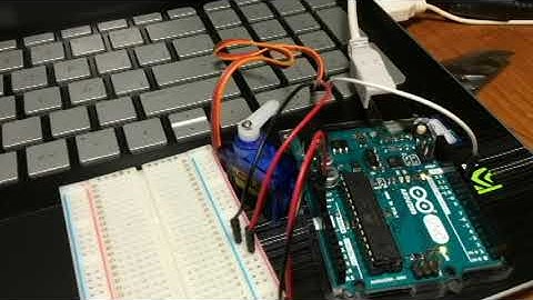Control por teclado de servomotor con arduino