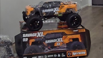 ​UNBOXING the HPI Savage XL 5.9 V2! 🔥 The Ultimate Nitro Monster Truck Has Arrived! 🤯