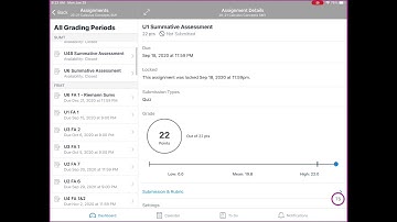 Canvas app: How to find assignment feedback